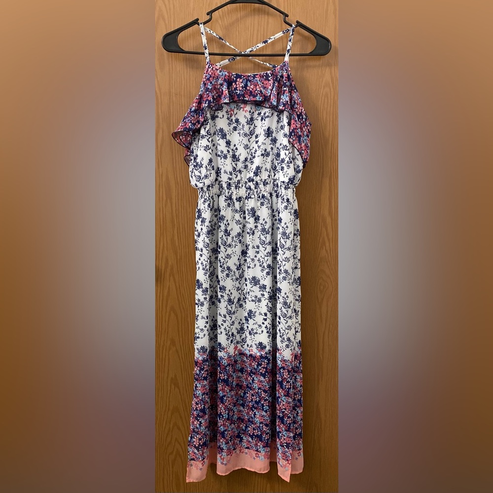 Floral maxi dress!